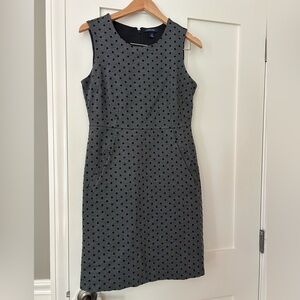 Lands’ End grey shift dress